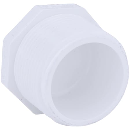 Charlotte Pipe And Foundry Threaded Schedule 40 DWV 1-1/4 in. MIP PVC Plug PVC 02113 1200HA